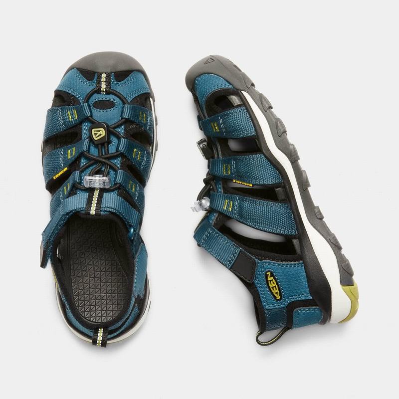 Keen Newport Neo H2 - Çocuk Trekking Sandalet - Mavi/Siyah - Turkey (274136RNX)